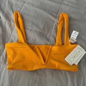L Space swim top in Mango